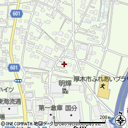 神奈川県厚木市金田780-1周辺の地図