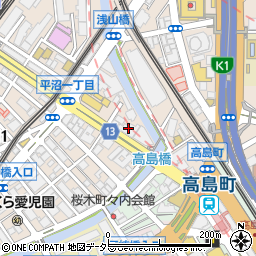 株式会社関電工　神奈川支店周辺の地図