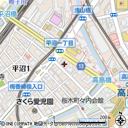 横浜ユニハイム周辺の地図