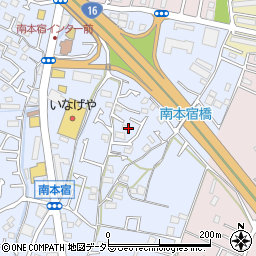 南本宿橋周辺の地図