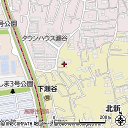 神奈川県横浜市瀬谷区北新8-37周辺の地図