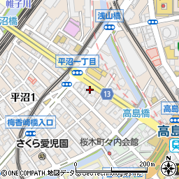 横浜ネジセンター周辺の地図