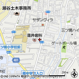 神奈川県横浜市瀬谷区三ツ境160-44周辺の地図