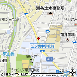 神奈川県横浜市瀬谷区三ツ境156-19周辺の地図