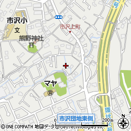 神奈川県横浜市旭区市沢町837-1周辺の地図
