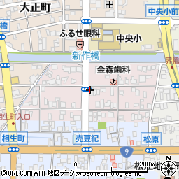 島根県松江市新雑賀町周辺の地図