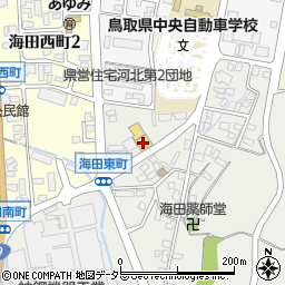 鳥取トヨタ自動車倉吉店周辺の地図
