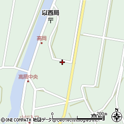 鳥取県東伯郡琴浦町高岡356-3周辺の地図
