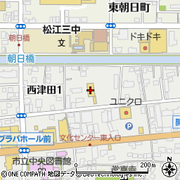 島根ダイハツ販売浜乃木店西津田工場周辺の地図