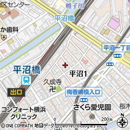 ランコントル横濱周辺の地図