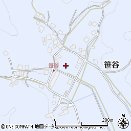福井県大飯郡おおい町笹谷周辺の地図