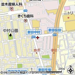 神奈川県厚木市妻田北1丁目3-9周辺の地図