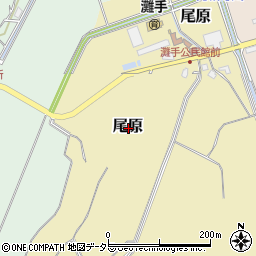 鳥取県倉吉市尾原周辺の地図