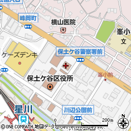 神奈川県　警察署保土ケ谷警察署周辺の地図