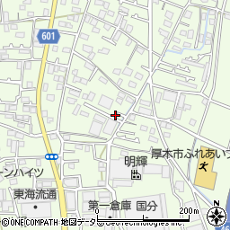 神奈川県厚木市金田407周辺の地図