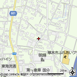 神奈川県厚木市金田407-7周辺の地図