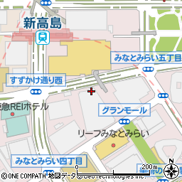 ファミマ！！横浜アイマークプレイス店周辺の地図