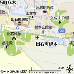 兵庫県豊岡市出石町材木26-7周辺の地図