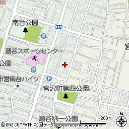 神奈川県横浜市瀬谷区南台2丁目16周辺の地図