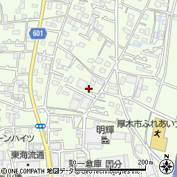神奈川県厚木市金田407-3周辺の地図