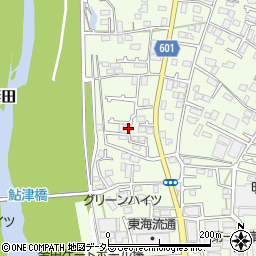 神奈川県厚木市金田374-2周辺の地図