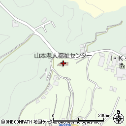 山本老人福祉センター周辺の地図