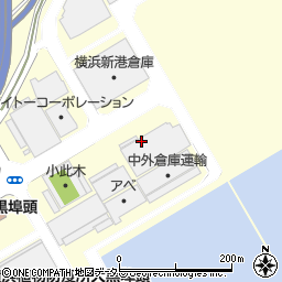 丸全昭和運輸株式会社大黒埠頭倉庫営業所周辺の地図