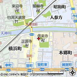 島根県松江市竪町周辺の地図