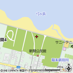 中国自然歩道周辺の地図