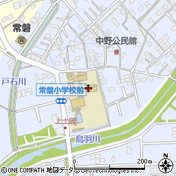 岐阜市立常磐小学校周辺の地図