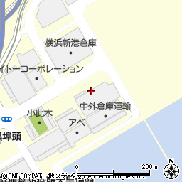 日本通運株式会社　横浜国際輸送支店大黒貨物センター周辺の地図