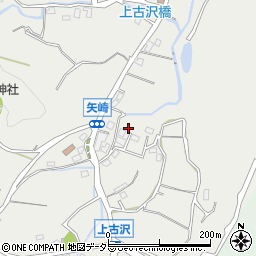 神奈川県厚木市上古沢101周辺の地図