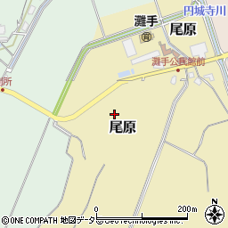 鳥取県倉吉市尾原345周辺の地図