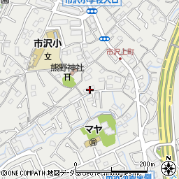 神奈川県横浜市旭区市沢町827周辺の地図