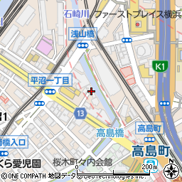 ルピナス平沼周辺の地図