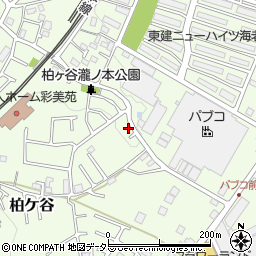 神奈川県海老名市柏ケ谷321-3周辺の地図