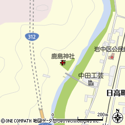 鹿島神社周辺の地図