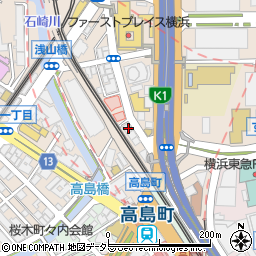 聖マリアクリニック　横浜ステーション周辺の地図