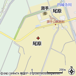 鳥取県倉吉市尾原344周辺の地図
