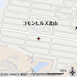 岐阜県岐阜市コモンヒルズ北山周辺の地図