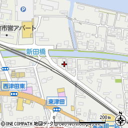 島根県松江市東津田町433周辺の地図