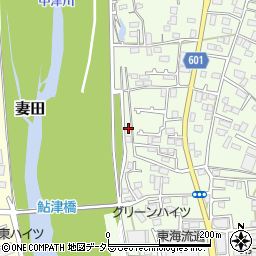 神奈川県厚木市金田383周辺の地図
