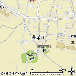 福井県若狭町（三方上中郡）井ノ口周辺の地図