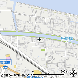 島根県松江市東津田町446周辺の地図