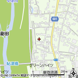 神奈川県厚木市金田375周辺の地図