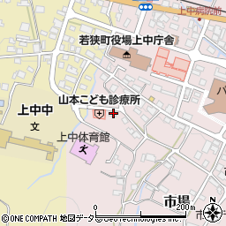 福井県三方上中郡若狭町市場14周辺の地図