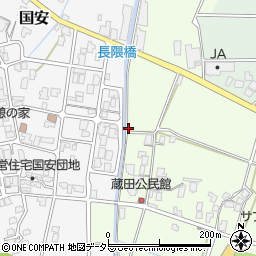 鳥取県鳥取市蔵田周辺の地図