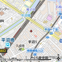 神奈川県横浜市西区平沼1丁目31周辺の地図