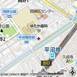 同仁堂田中医院周辺の地図