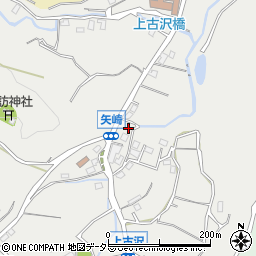 神奈川県厚木市上古沢77周辺の地図